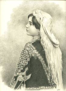 Esquisse de l'artiste  Chafik Kadi 